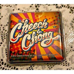 2012 Cheech & Chong Metal Cigarette Case Rise to the Occasion NWT